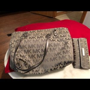 MK bag and wallet